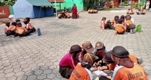 Semangat Kepramukaan Membara, 45 Penggalang SD Negeri 5 Lumbir Tempuh Kemandirian Lewat Perjusa